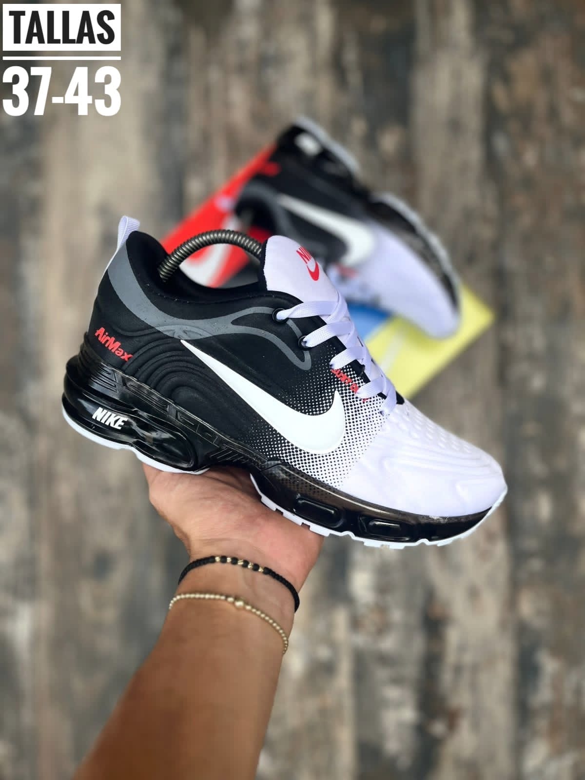  ON CLOUD color BlancoNegro